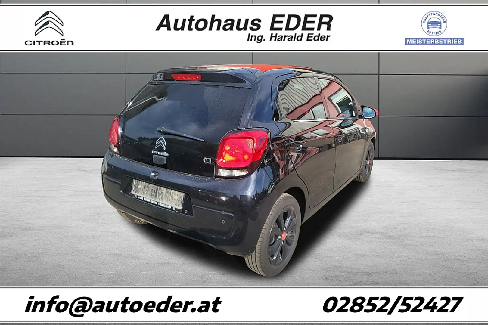 Citroen C1 Airscape VTi 72 manuell Shine Schwarz - 2