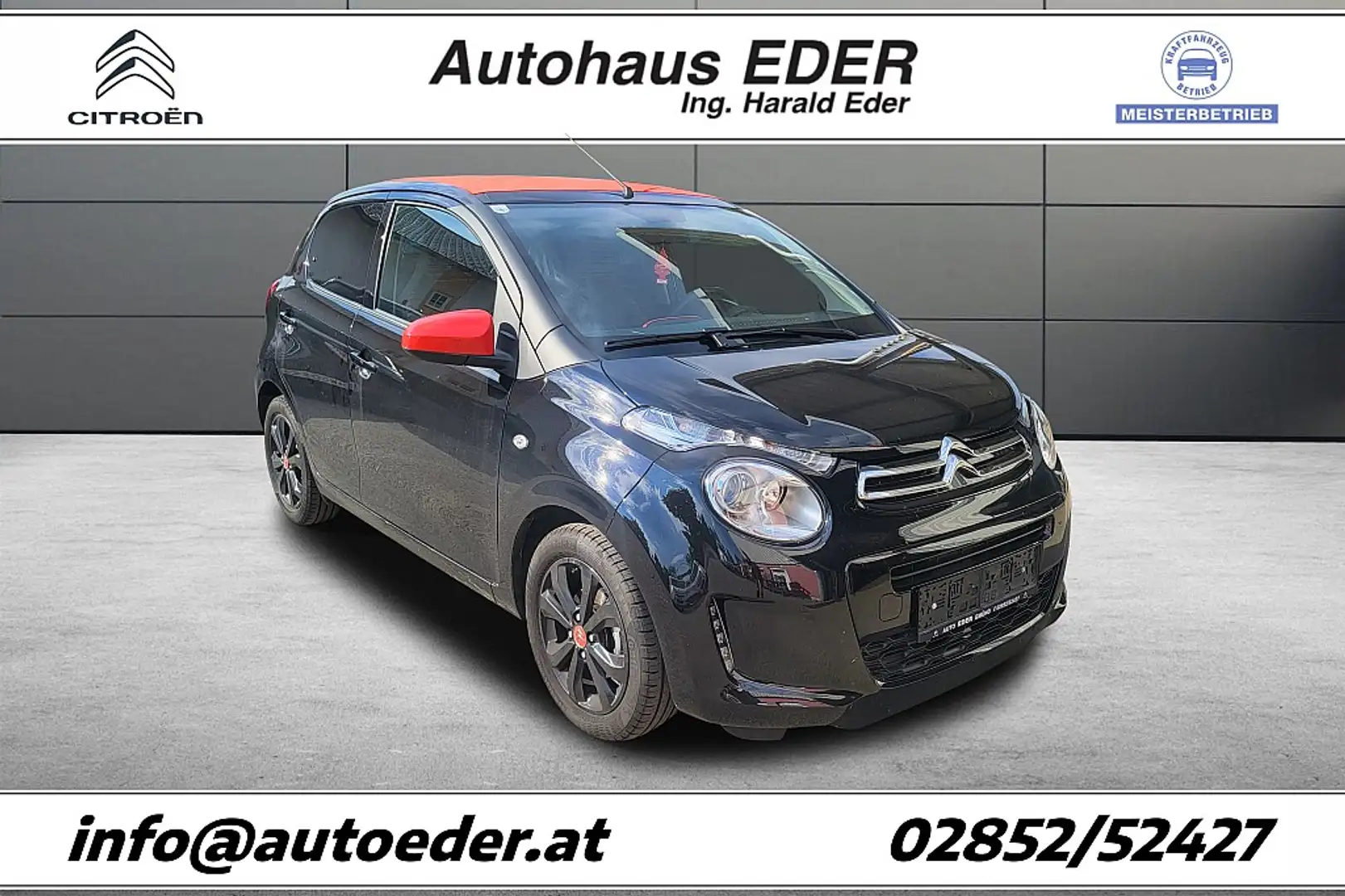 Citroen C1 Airscape VTi 72 manuell Shine Schwarz - 1