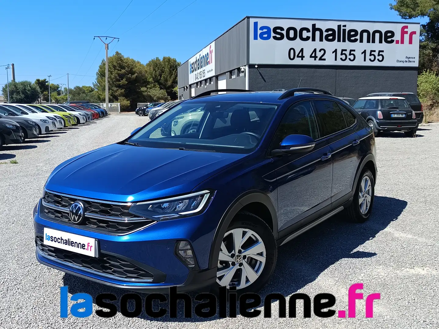 Volkswagen Taigo 1.0 TSI 95 BVM5 Life + clim auto + projecteur anti-brouillards + peinture métallisée Bleu - 1