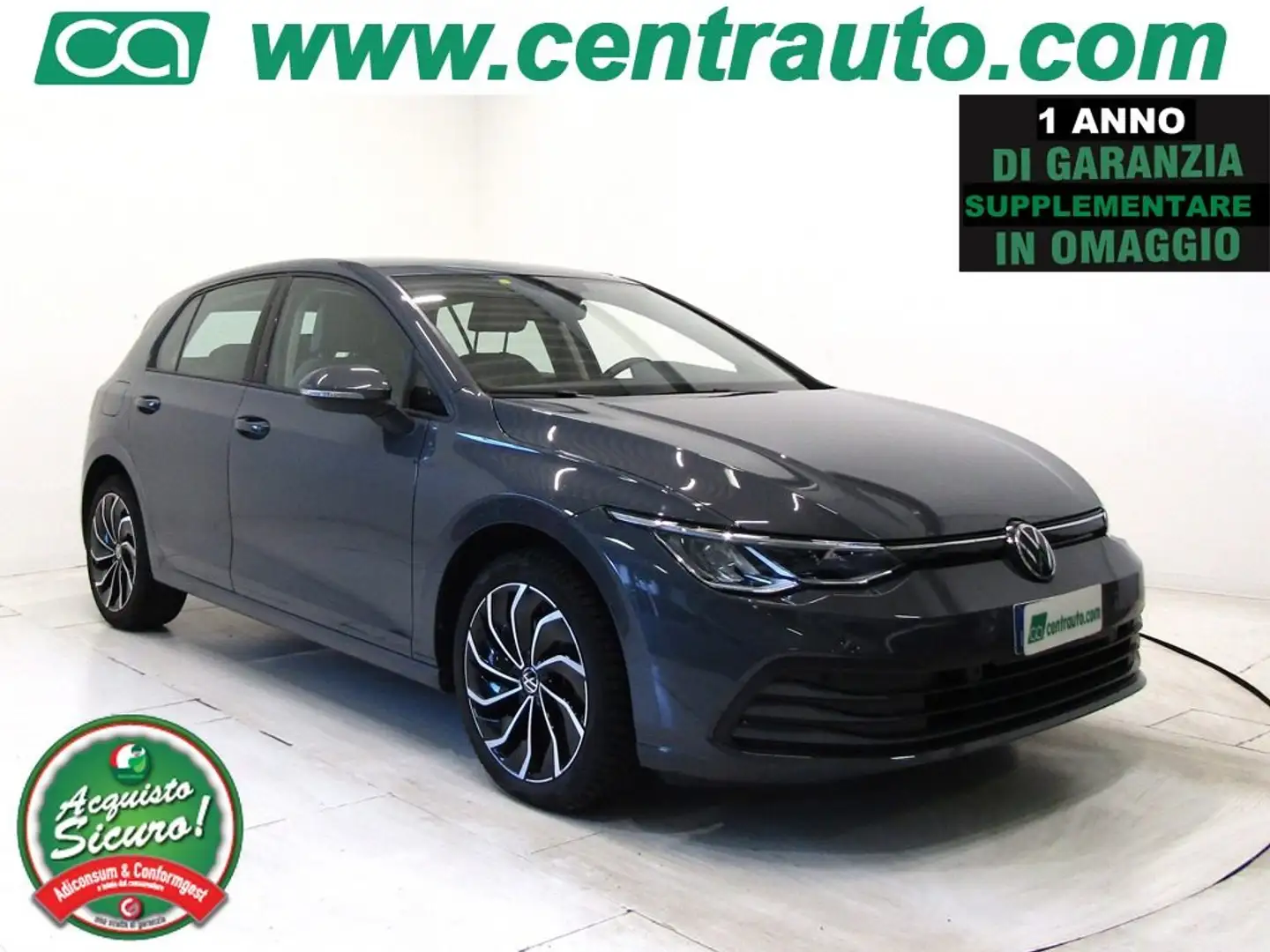 Volkswagen Golf 1.0 eTSI EVO DSG Life 5P MHEV Grau - 1