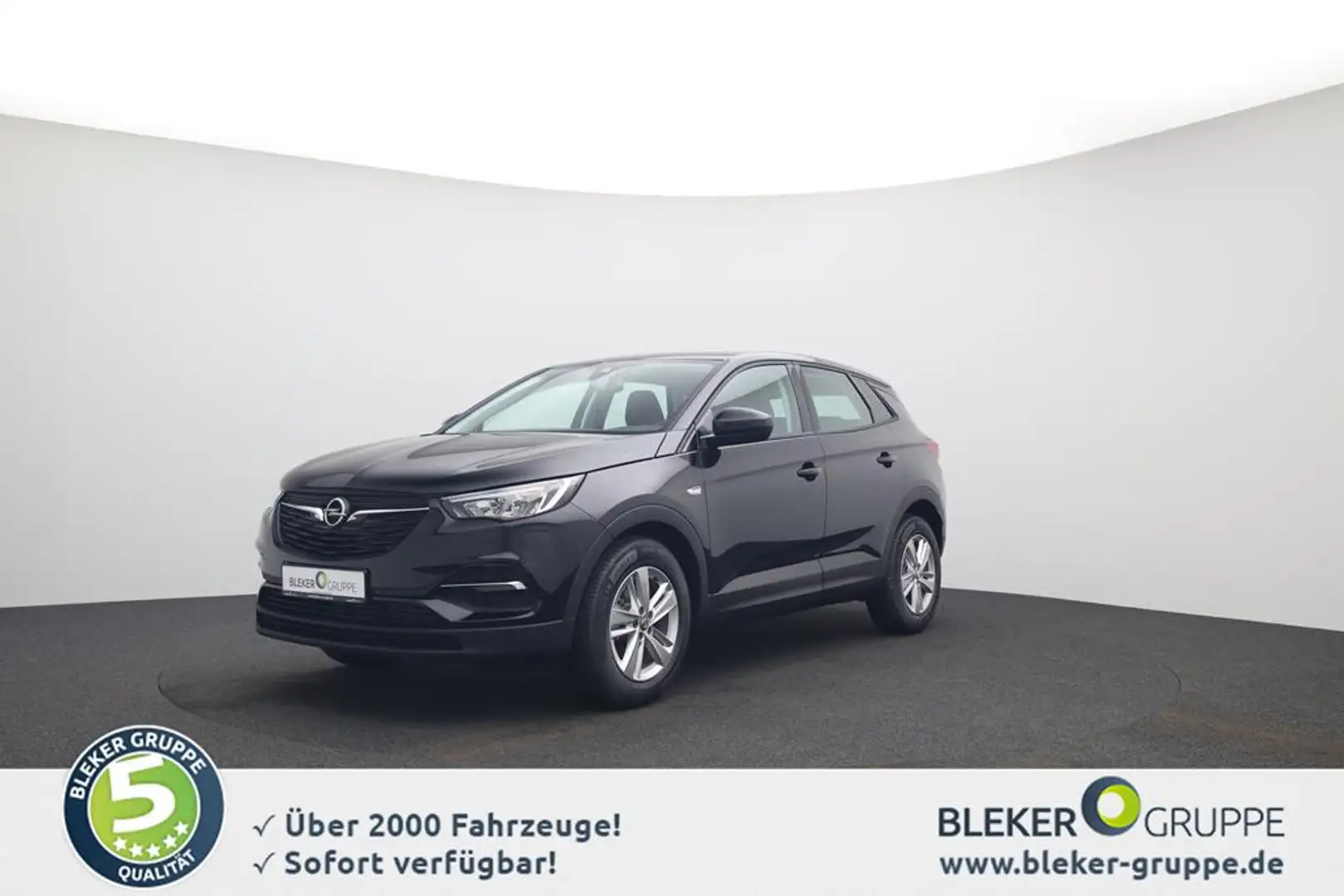 Opel Grandland X 130 Edition Automatik Zwart - 1