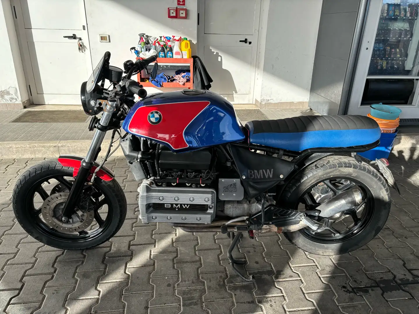 BMW K 100 RT custom Blauw - 1