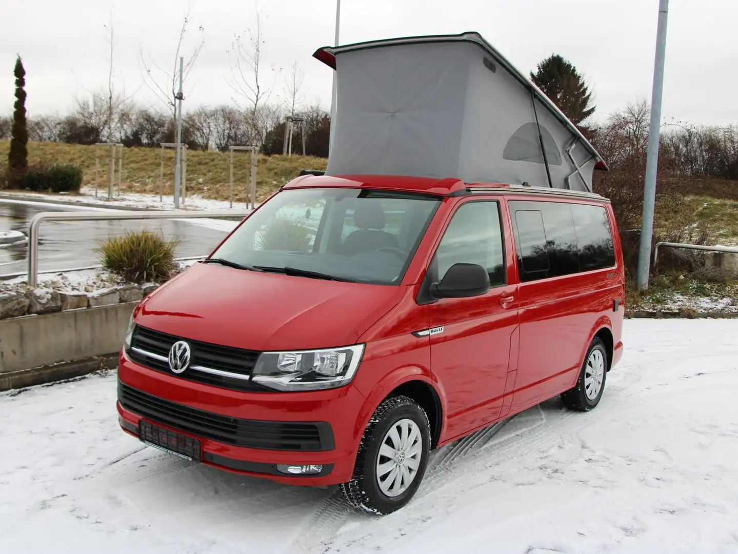 Volkswagen T6 California TDI Beach Aufstelldach DSG 150 PS Markise Rot - 1