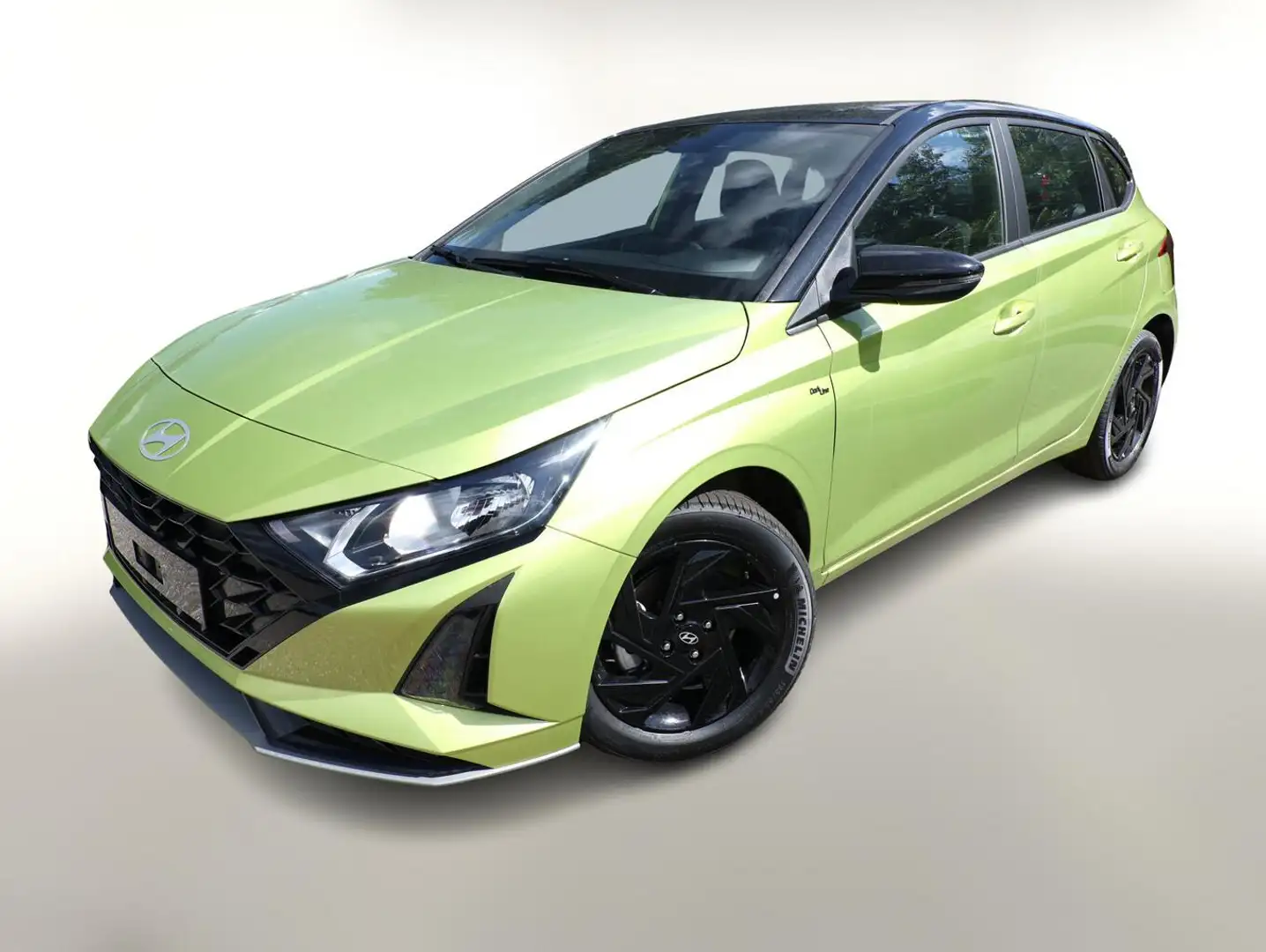 Hyundai i20 Blackl Nav CarPlay 16Z StyleP Temp Kam DigiC 66... Gelb - 1