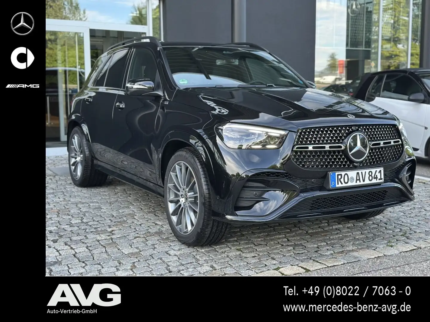 Mercedes-Benz GLE 450 GLE 450 d 4M AMG Premium Pano HuD AHK Burmester® Negro - 2