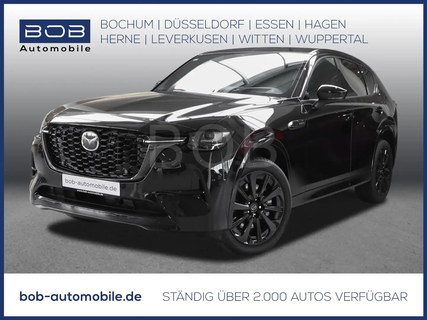 Mazda CX-60 2.5 e-SKYACTIV PHEV 8AT AWD Homura Plus 8-fach bereift Noir - 1