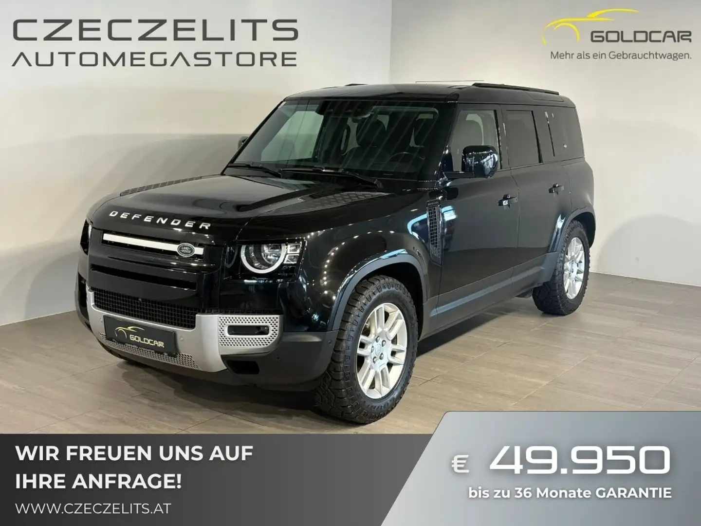 Land Rover Defender 110 D240 S Aut. Schwarz - 1