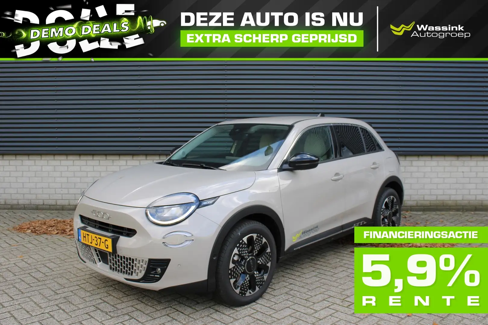 Fiat 600 La Prima BEV 54kWh 156pk I DEMO DEAL I Adaptive Cr Gri - 1