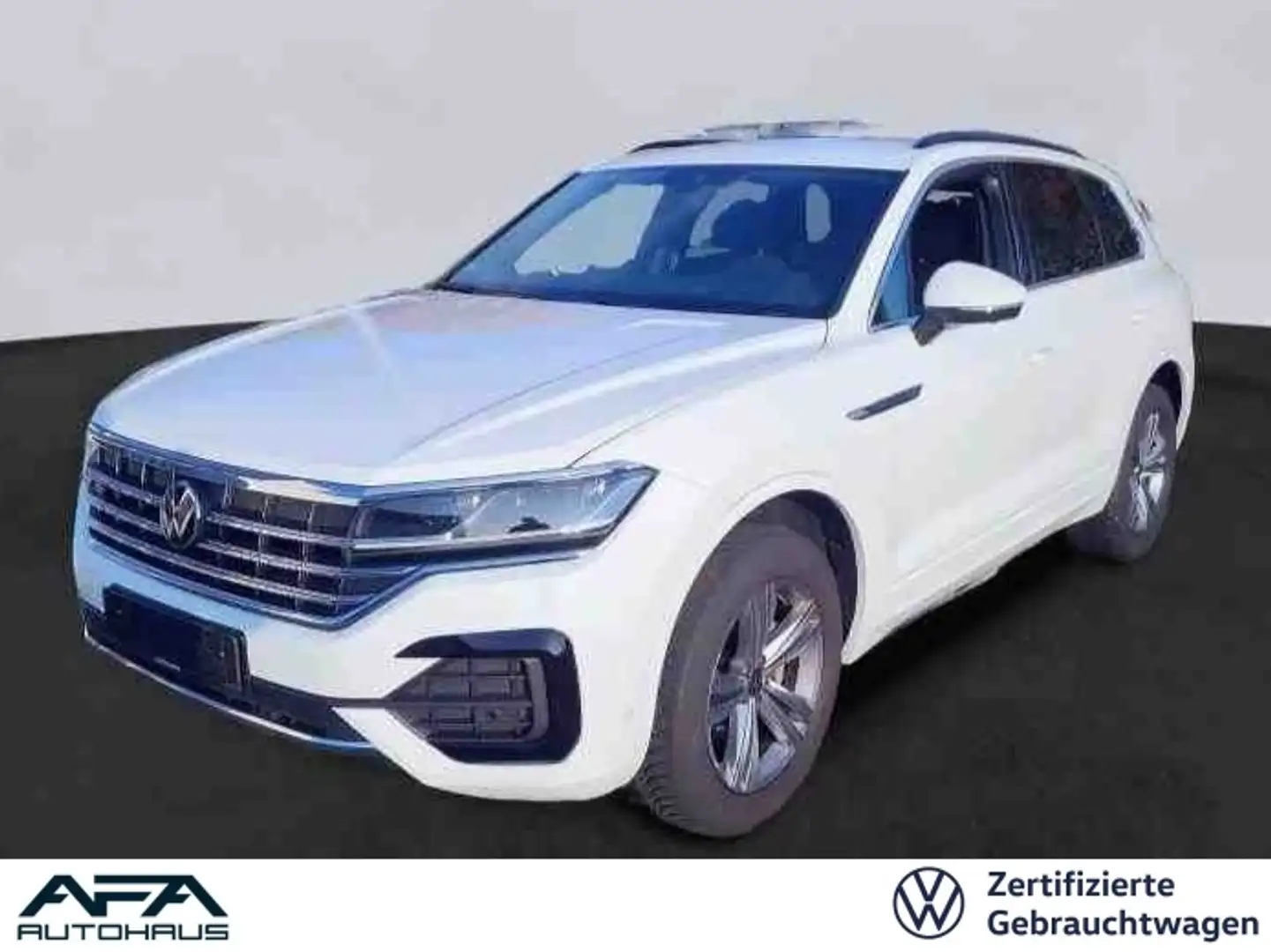 Volkswagen Touareg V6 3.0 TDI R-Line 4M AHK*Memory*Navi*DC Weiß - 1