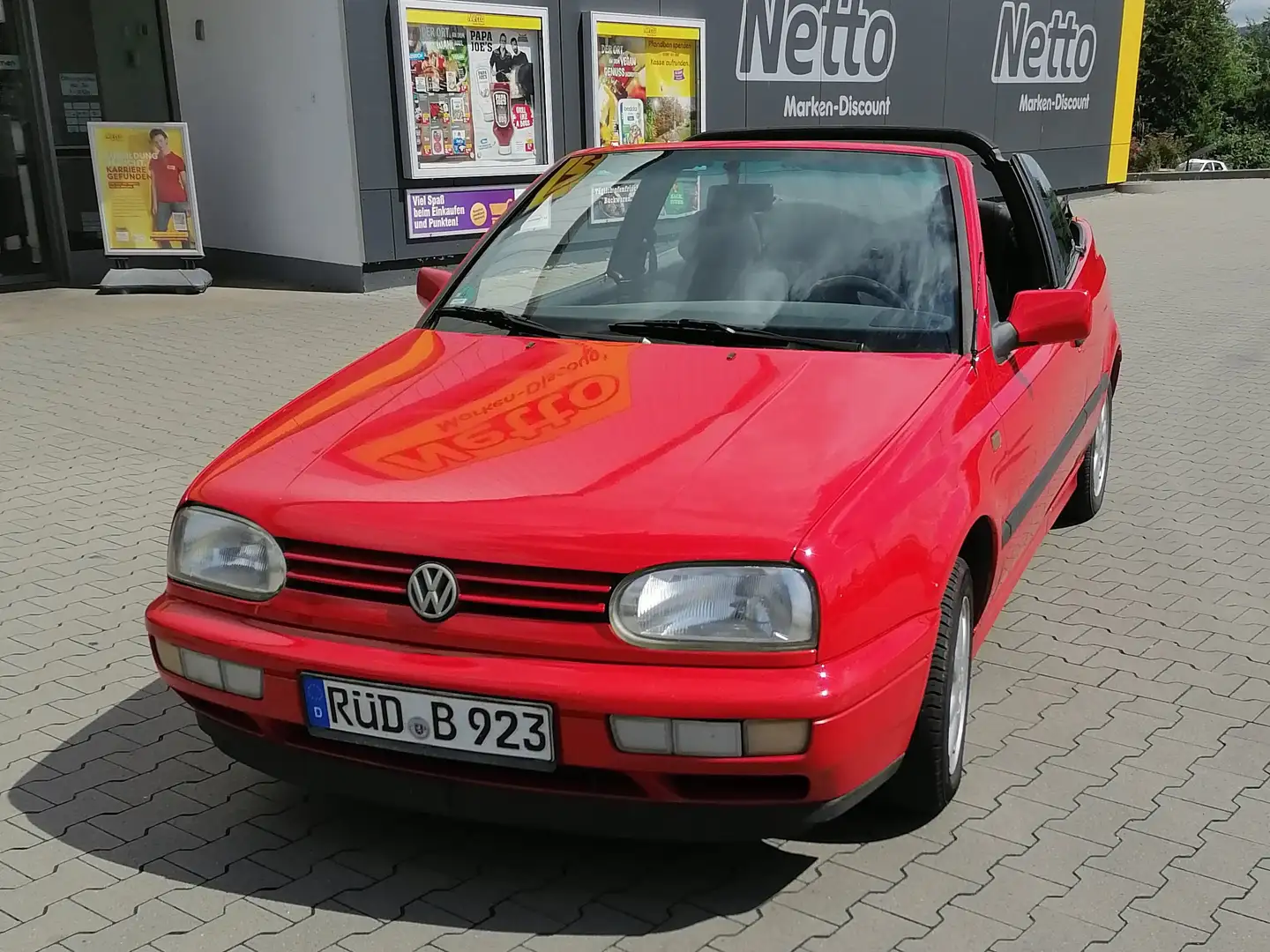 Volkswagen Golf Cabriolet Golf III Cabrio 1.8 Rood - 1