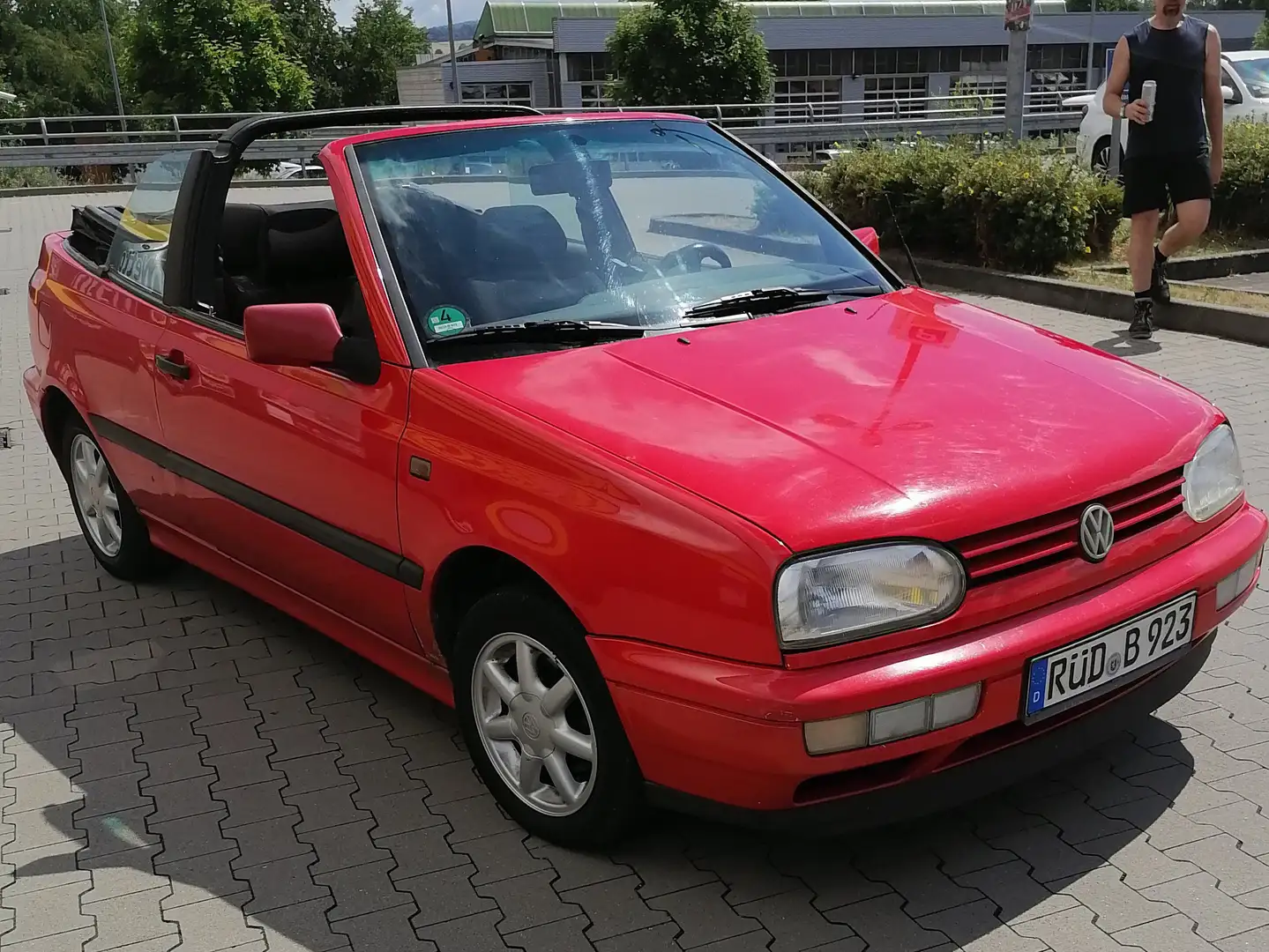 Volkswagen Golf Cabriolet Golf III Cabrio 1.8 Rood - 2