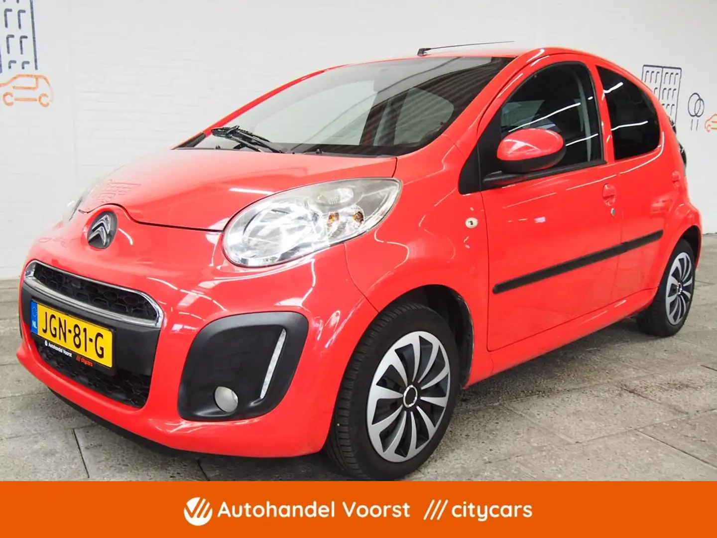 Citroen C1 1.0 Exclusive Airco (APK:Nieuw) Incl.Garantie Rojo - 1