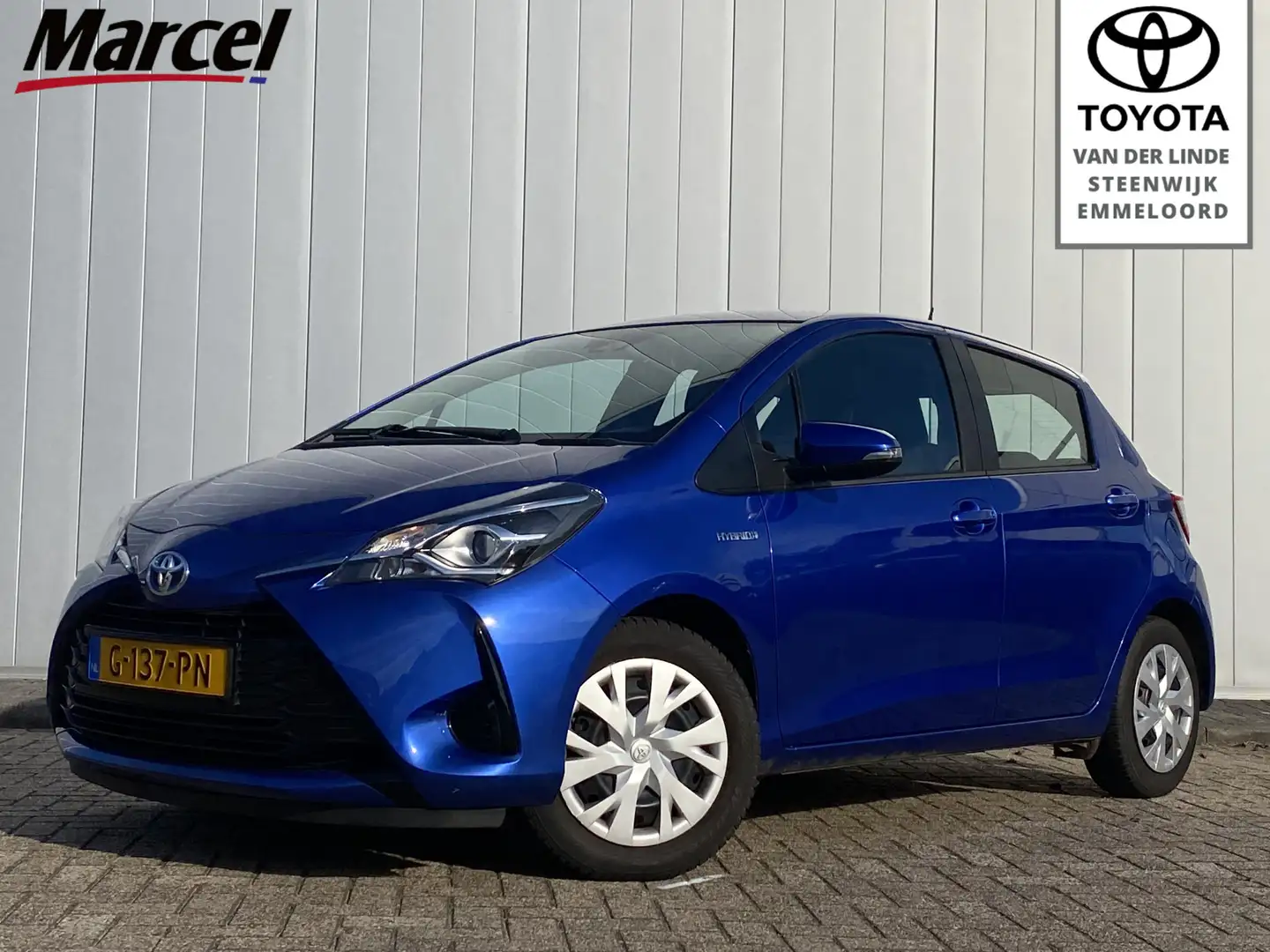 Toyota Yaris 1.5 Hybrid Active NL Auto Dealer Onderhouden Navig Blauw - 1