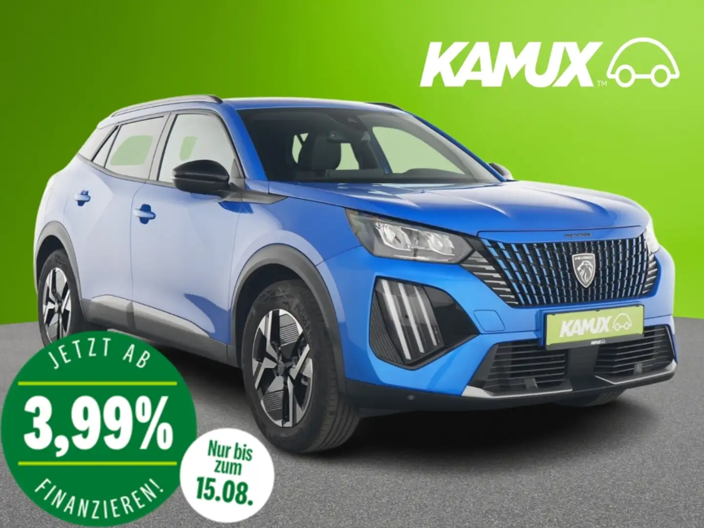 Peugeot 2008 1.2PureTech Aut.Allure+LED+NAVI+PDC+SHZ Blau - 1