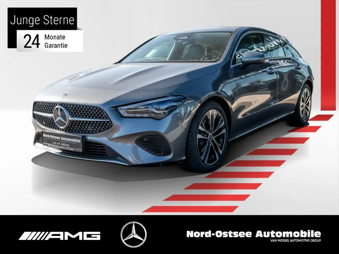Mercedes-Benz CLA 180 SB PROGRESSIVE ADV.+ DISTR: KEYLESS LED Gris - 1