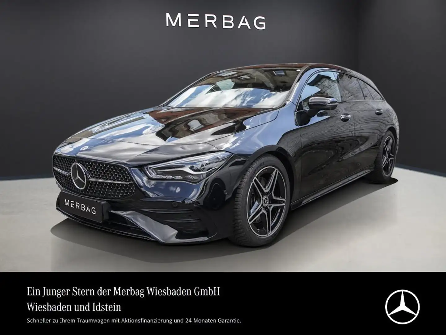 Mercedes-Benz CLA 220 d SB AMG-LINE ADVANCED PLUS PANO AHK NIGHT Noir - 1