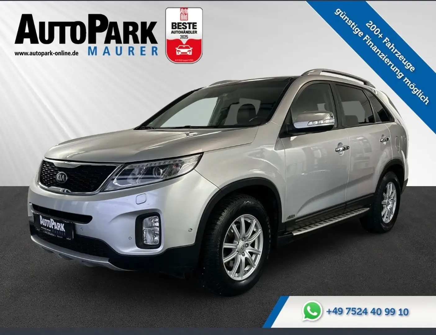 Kia Sorento Spirit 4WD*Pano*Leder*SHZ*Kamera* Silber - 1
