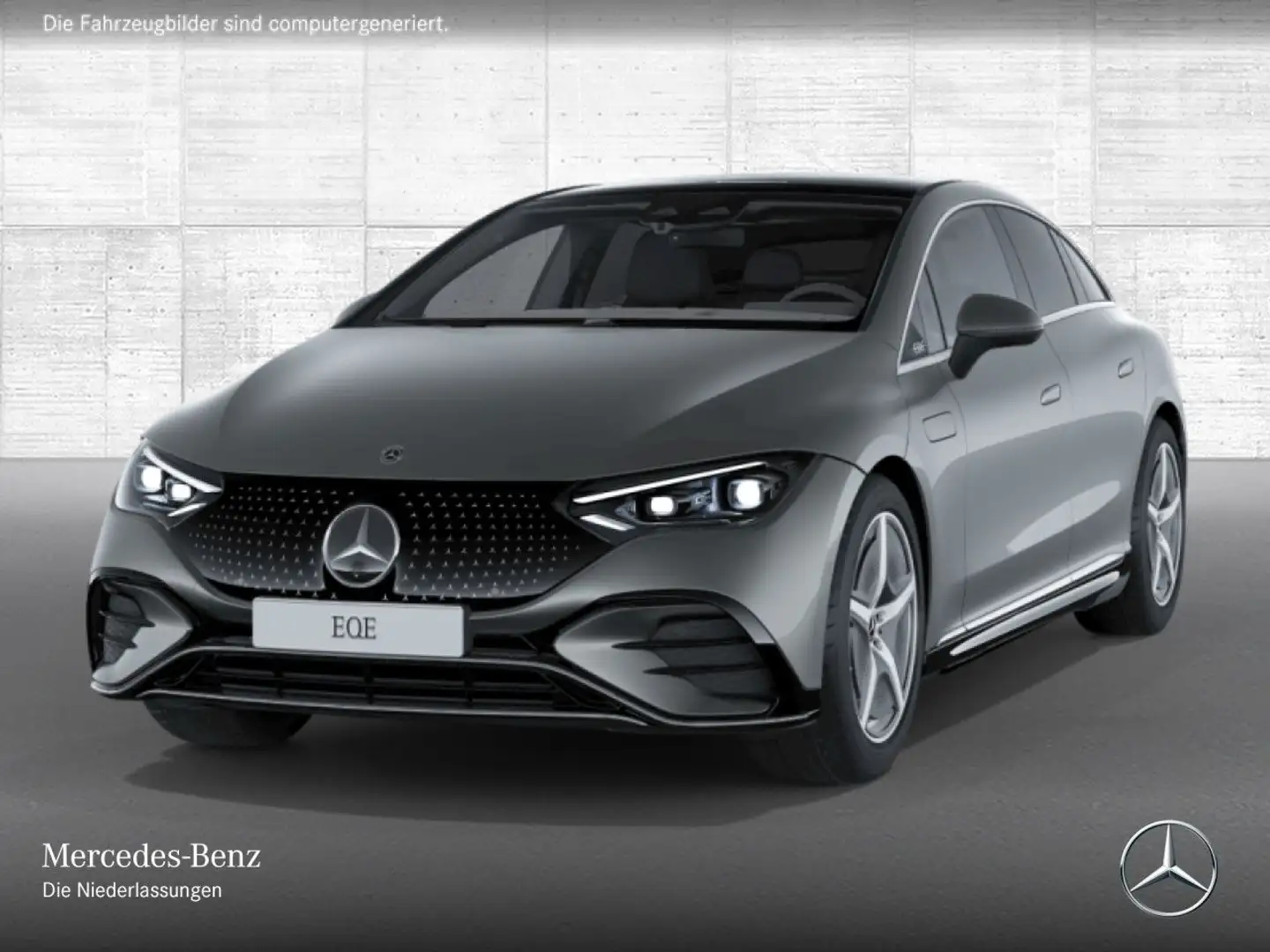 Mercedes-Benz EQE 350 4Matic AMG Fahrass WideScreen Pano Distr. Grau - 2