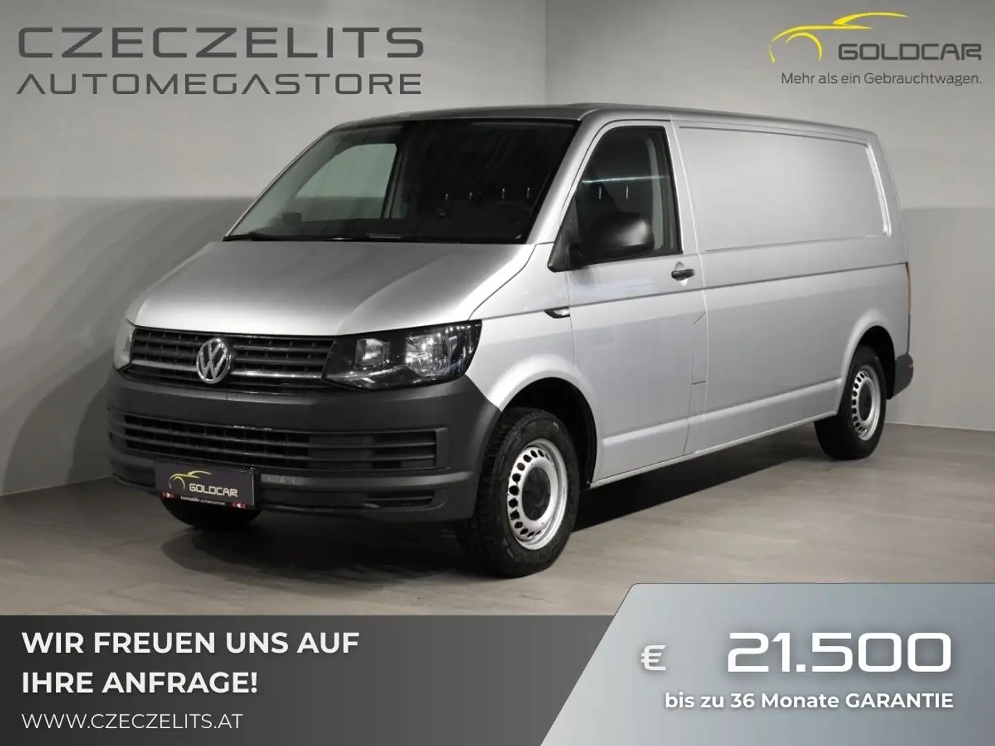 Volkswagen T6 Transporter T6 Kastenwagen LR 2,0 TDI BMT **Regalverbau** Silber - 1