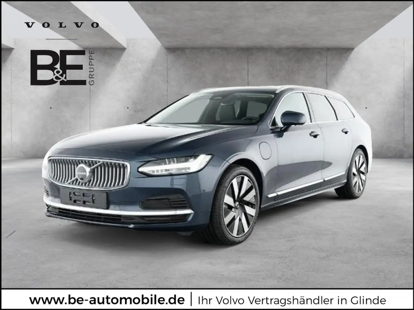 Volvo V90 T6 Plus Bright Recharge Plug-In Hybrid AWD Blau - 1