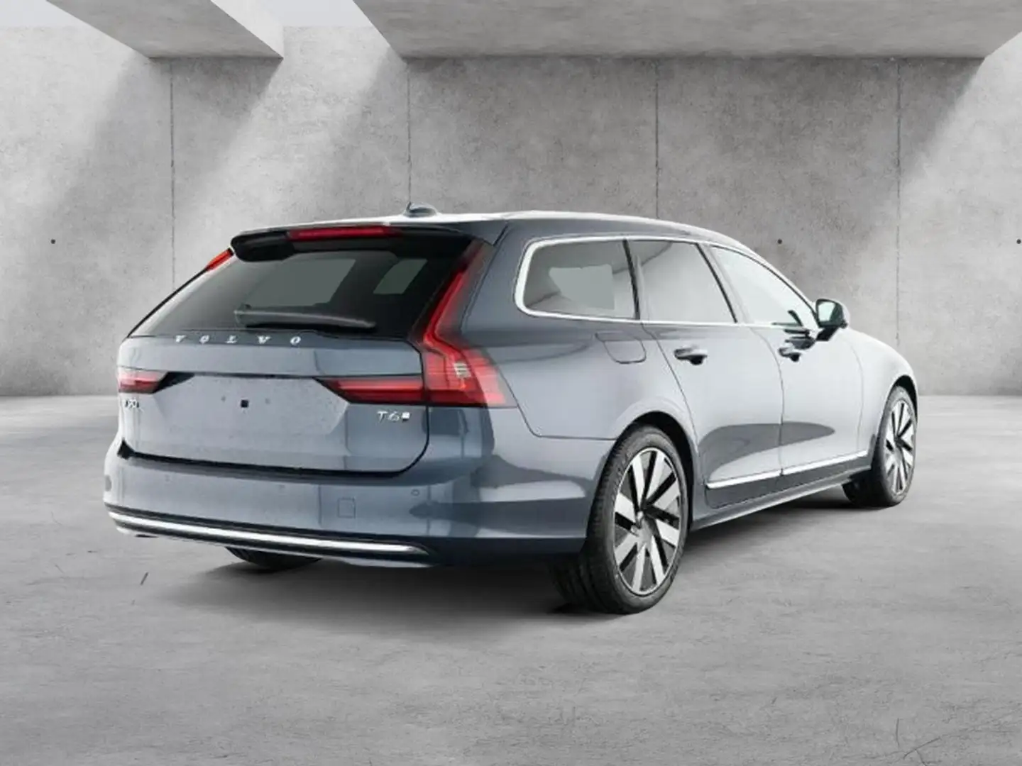 Volvo V90 T6 Plus Bright Recharge Plug-In Hybrid AWD Blau - 2