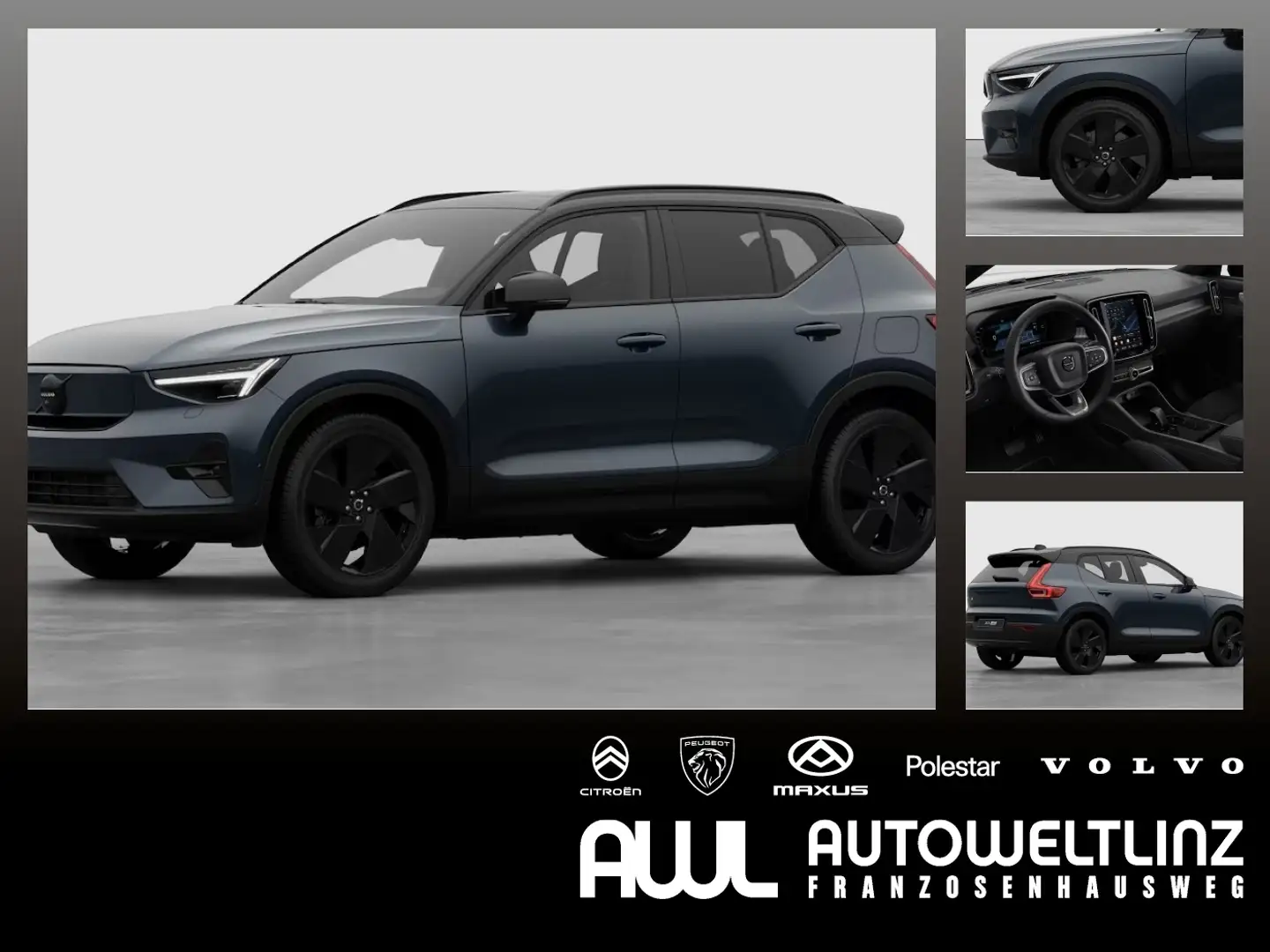 Volvo EX40 Single Extended Range Ultra Black Edition Blau - 1