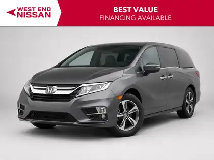 Gray 2018 Honda Odyssey Minivan 9-Speed Automatic