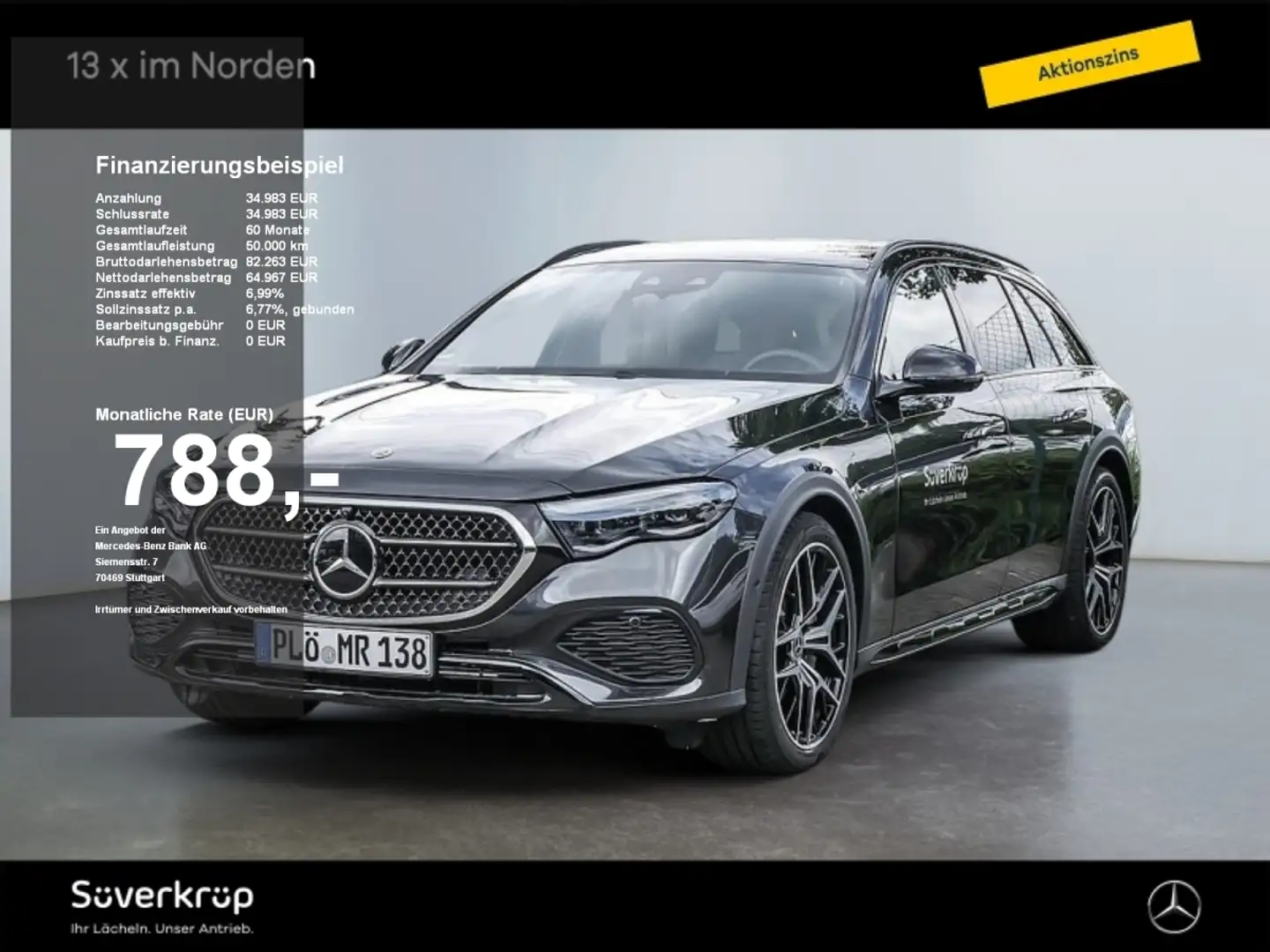 Mercedes-Benz E 450 d T 4M All-Terrain Grau - 1