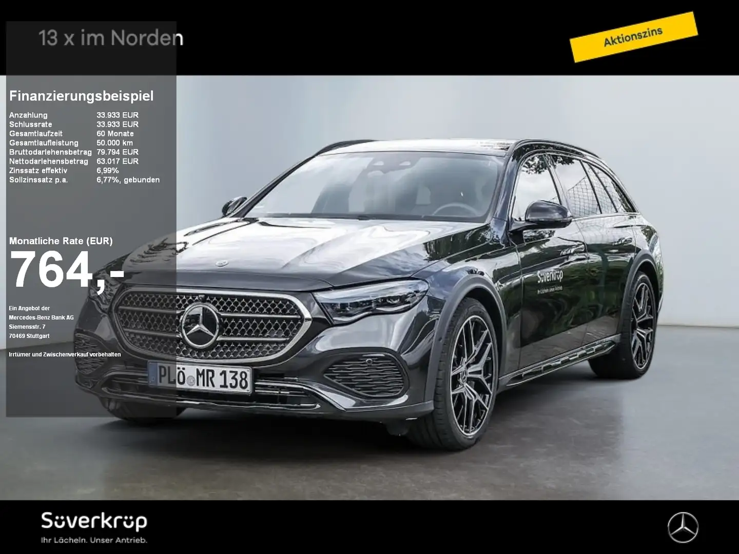 Mercedes-Benz E 450 d T 4M All-Terrain BURM AVANTGARDE NIGHT Grau - 1