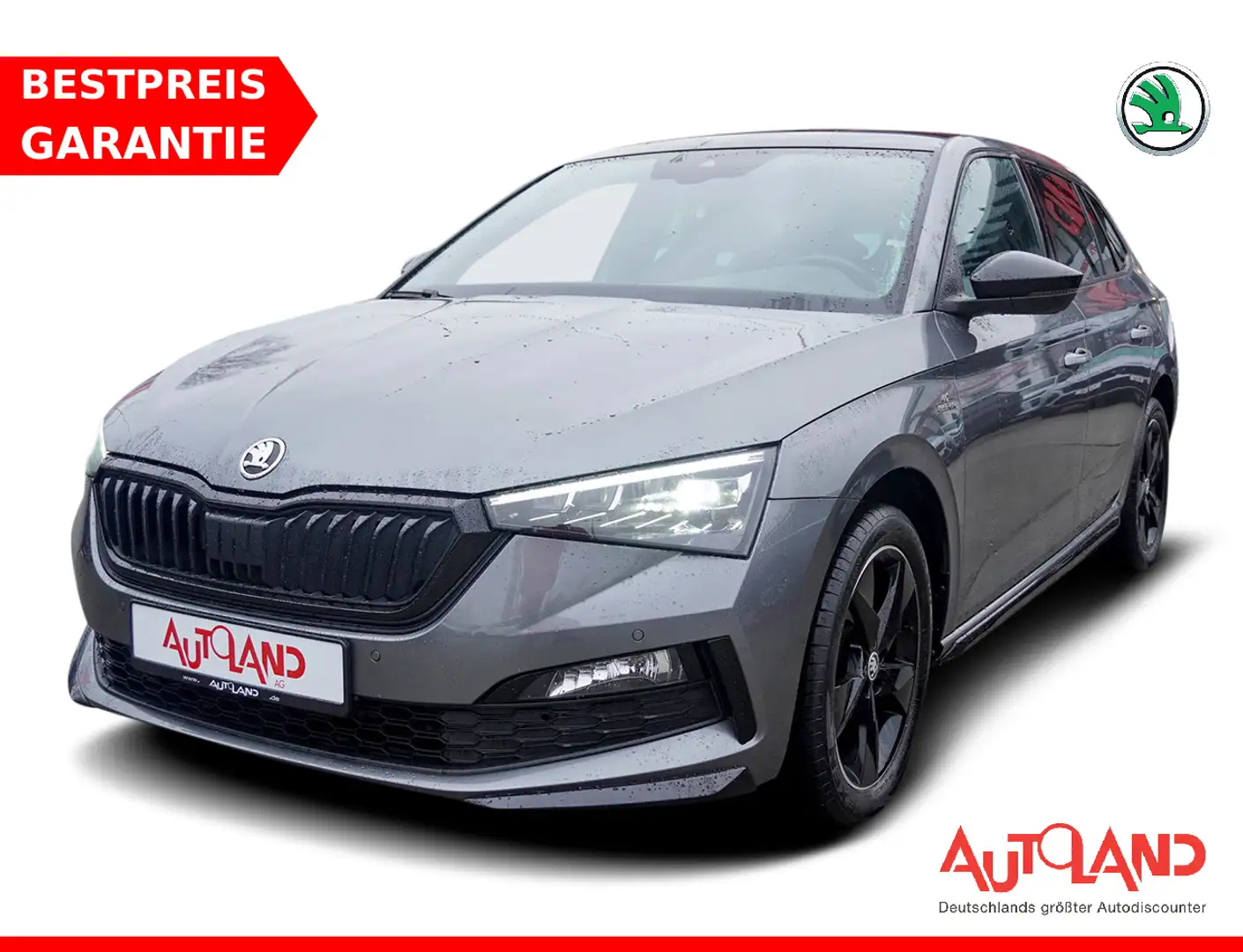 Skoda Scala 1.5 TSI Monte Carlo DSG LED Navi ACC AHK Gris - 1
