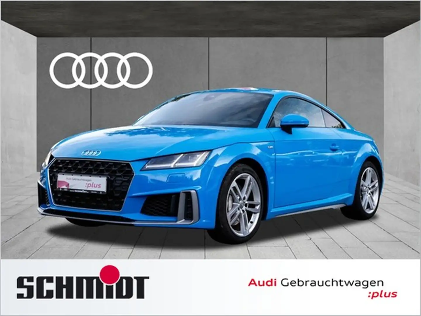 Audi TT Coupe 45 TFSI S line LED Navi virtual privacy A... Blau - 1