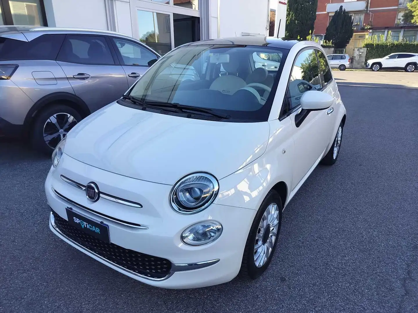 Fiat 500 1.2 Lounge Blanc - 2