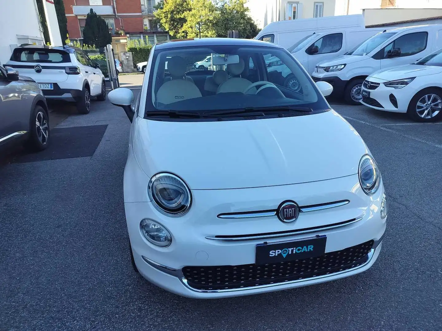 Fiat 500 1.2 Lounge Blanc - 1