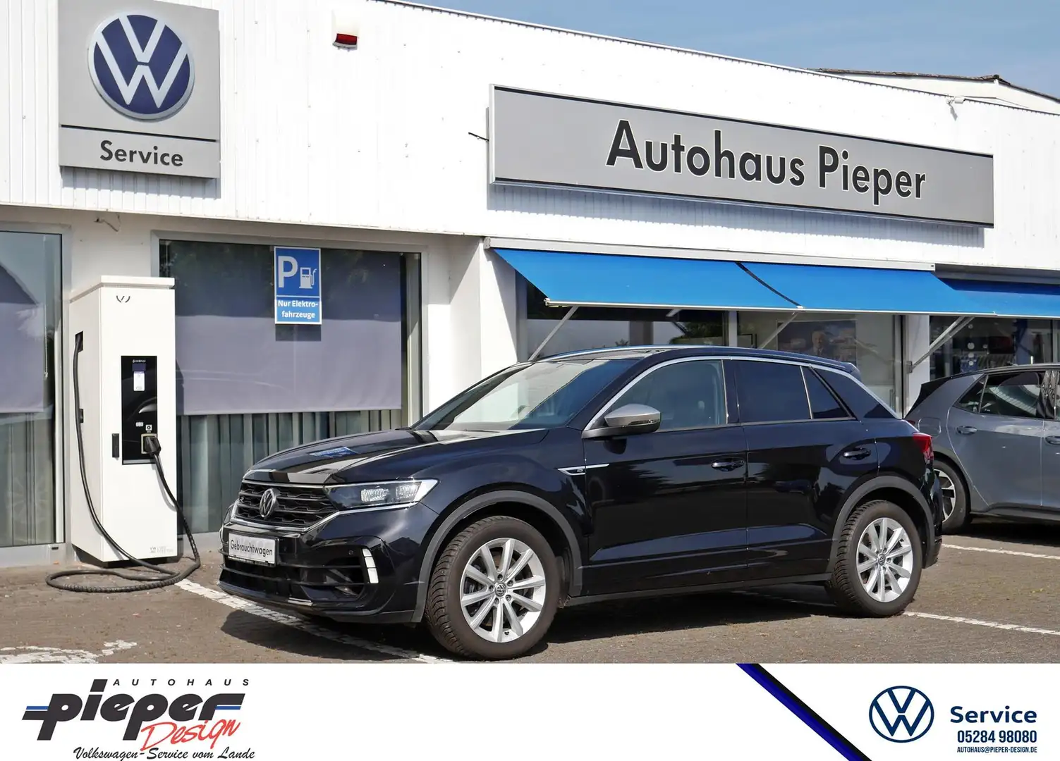 Volkswagen T-Roc 2.0 TSI R 4Motion Kamera Navi Light-Assist 221 ... Schwarz - 1