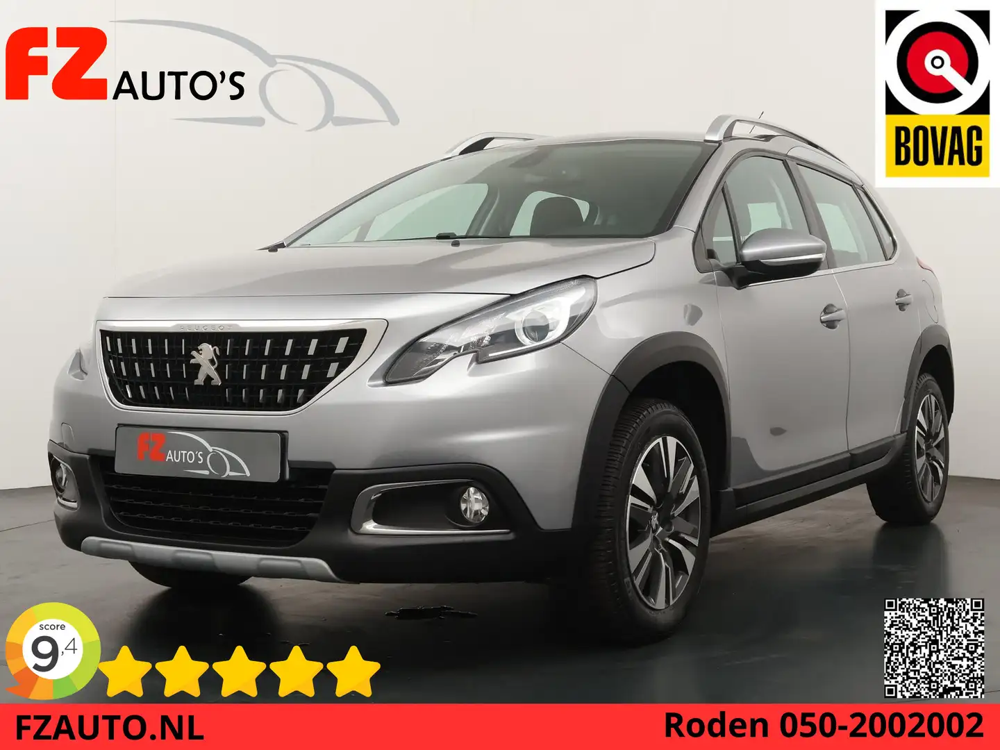 Peugeot 2008 1.2 110pk PureTech Allure - Apple Carplay & Androi Grau - 1