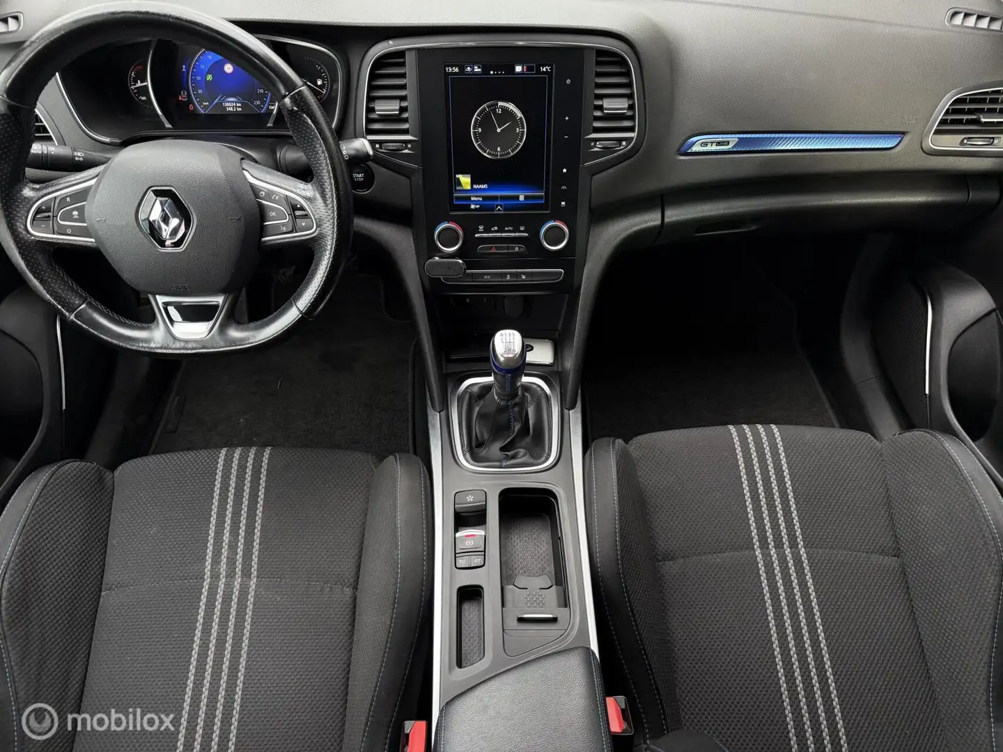 Renault Megane Estate 1.2 TCe GT-Line / Park assist / Led Camera Zwart - 2