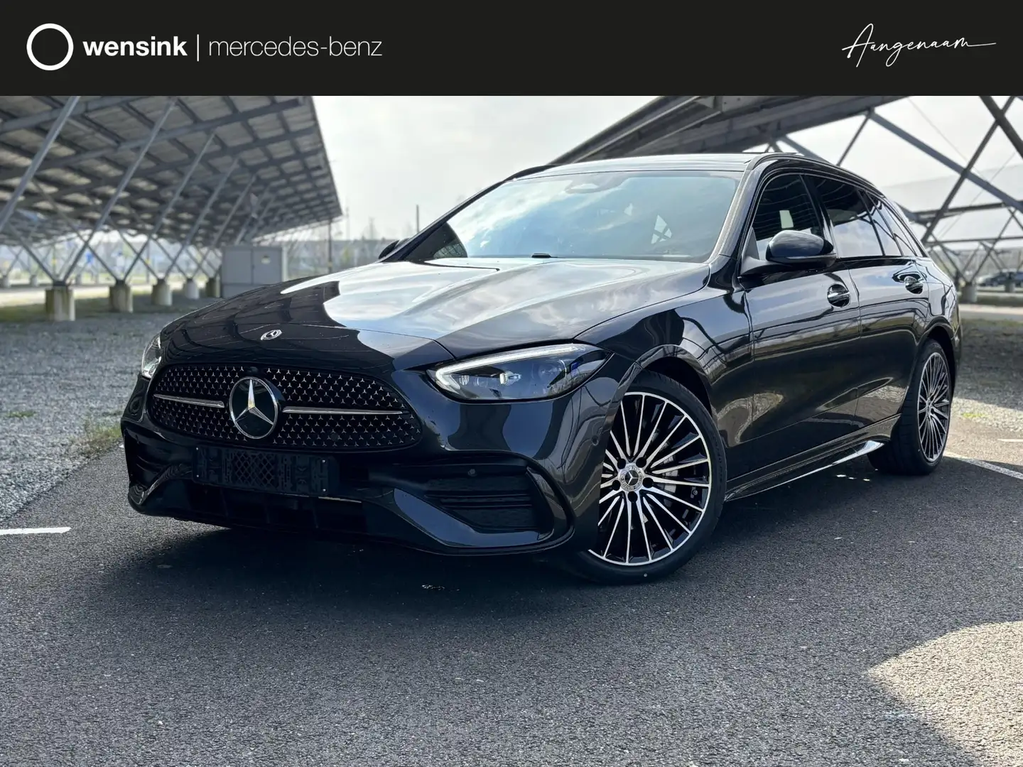 Mercedes-Benz C 180 Star Edition AMG Line | Panoramadak | Memory stoel Grijs - 1