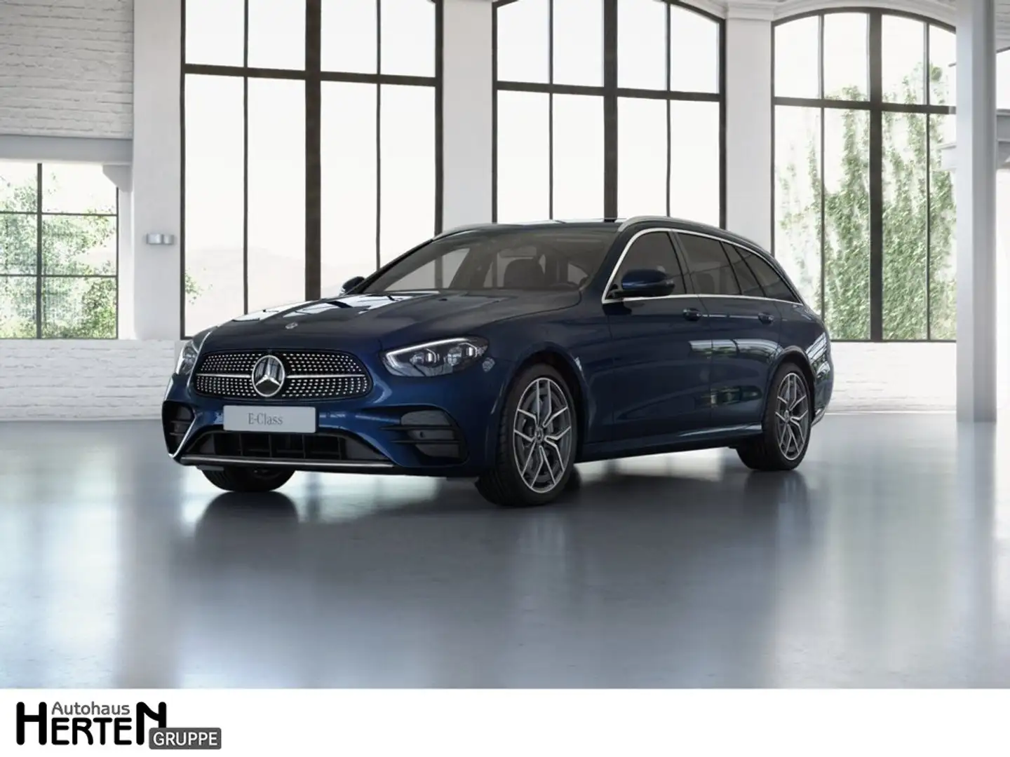 Mercedes-Benz E 200 T d AMG LINE+360°+MULTIBEAM+DISTRONIC PLUS Bleu - 1