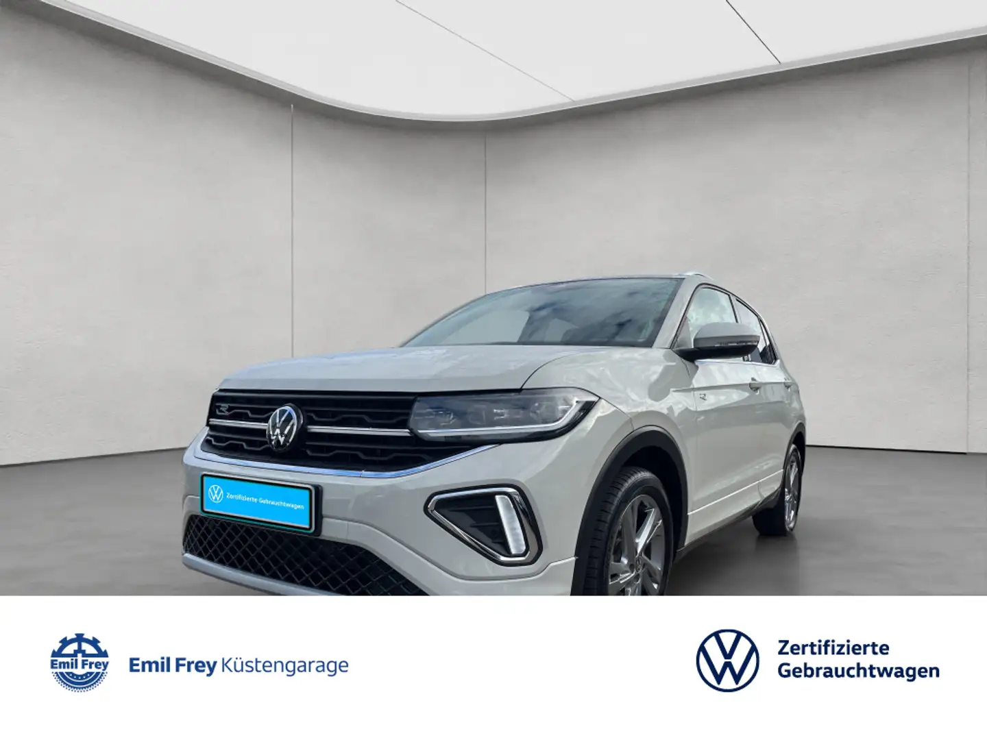 Volkswagen T-Cross 1.0 TSI OPF DSG R-Line Kamera Navi GJR Grau - 1