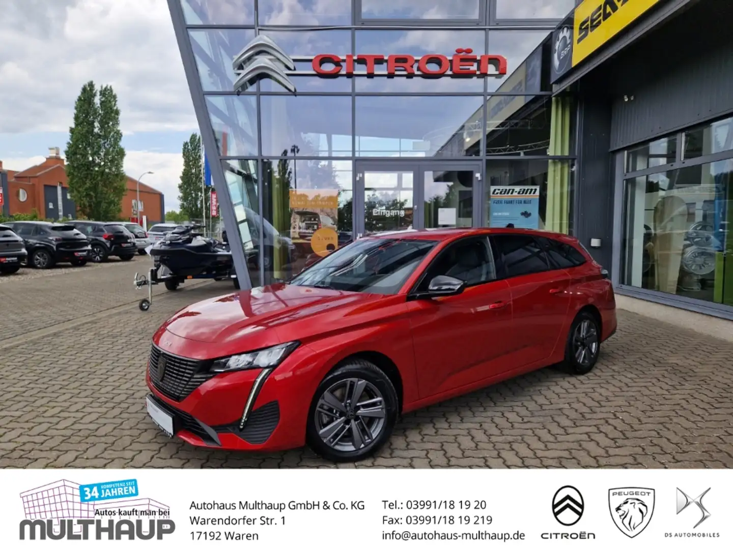 Peugeot 308 SW Allure PureTech 130 LED SHZ PDC Keyless Rot - 1
