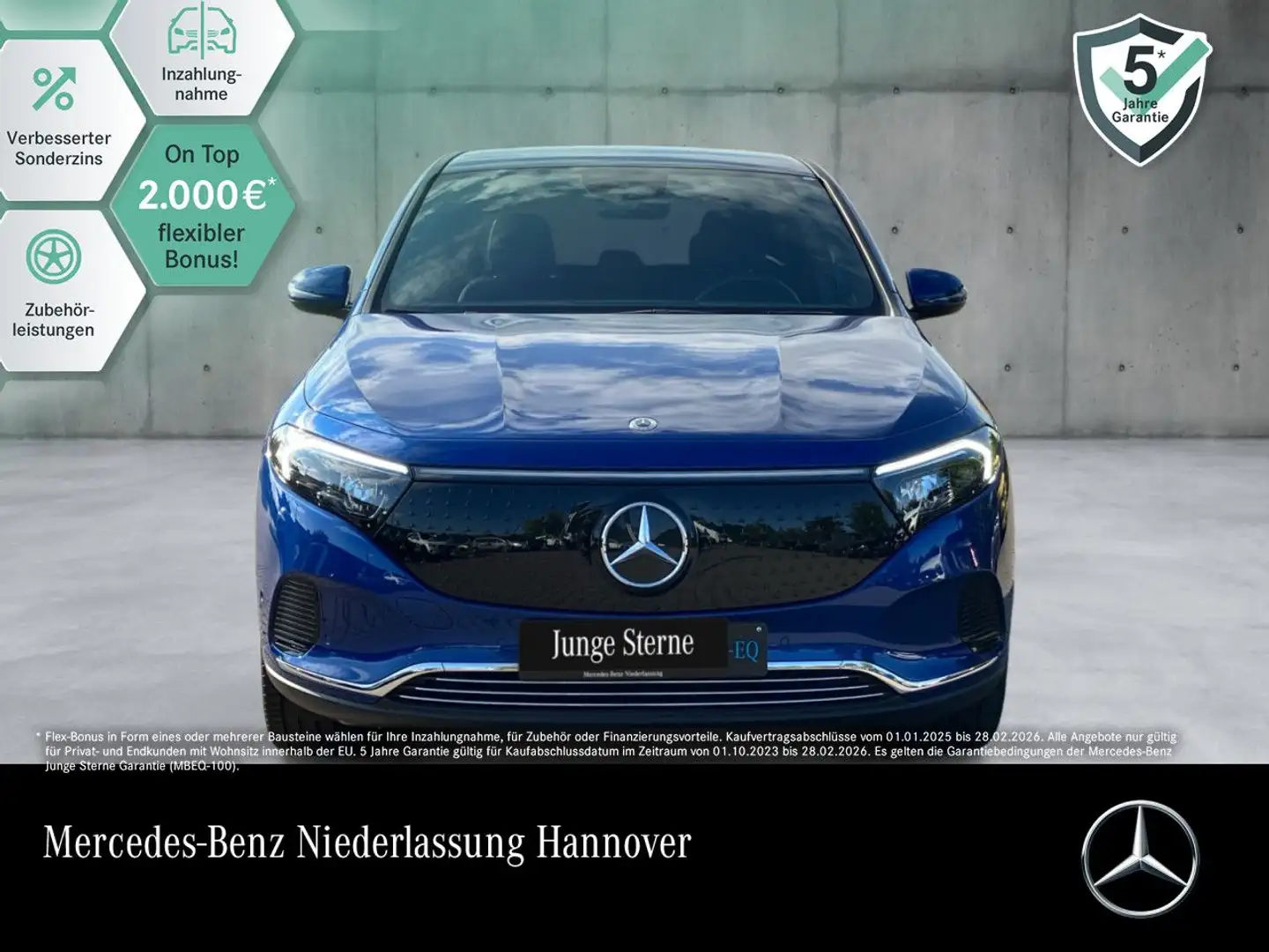 Mercedes-Benz EQA 300 4M PROG+ADVANCED+KAMERA+SPUR Blau - 1