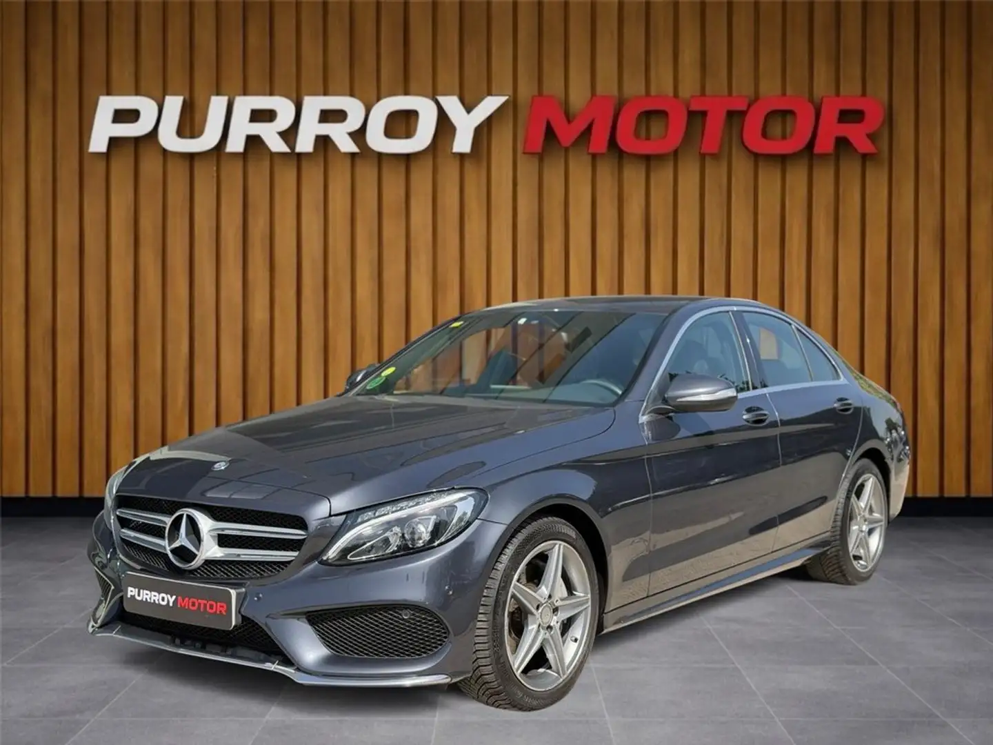 Mercedes-Benz C 220 d AMG Line Gris - 1