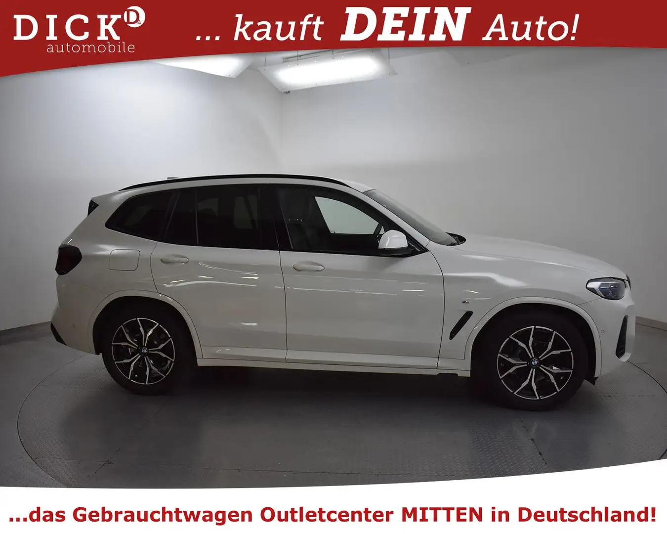 BMW X3 xDr 30d M Sport/PAKET+STANDHZ+MEMO+HEAD+VOLL Weiß - 2