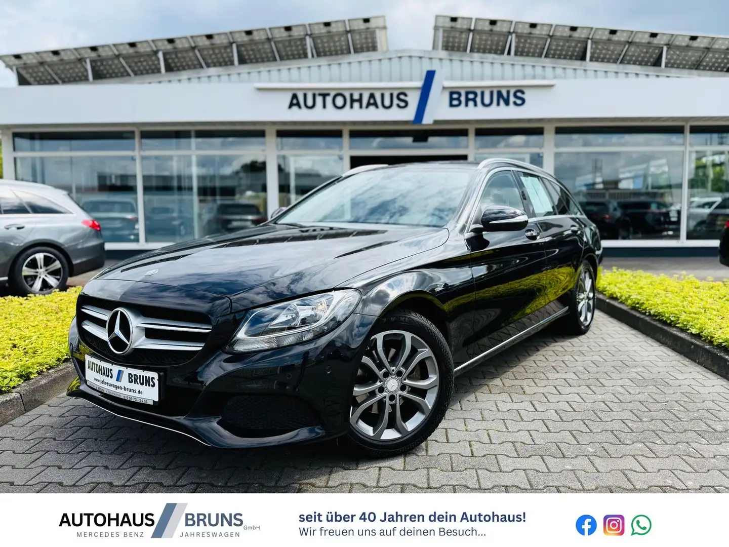 Mercedes-Benz C 200 T BT AVANTGARDE, Navi, SHZ, PTS, Zwart - 1