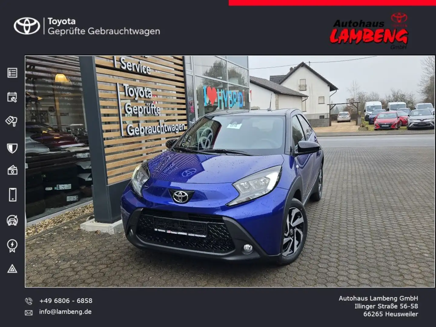 Toyota Aygo X Team D Blau - 1