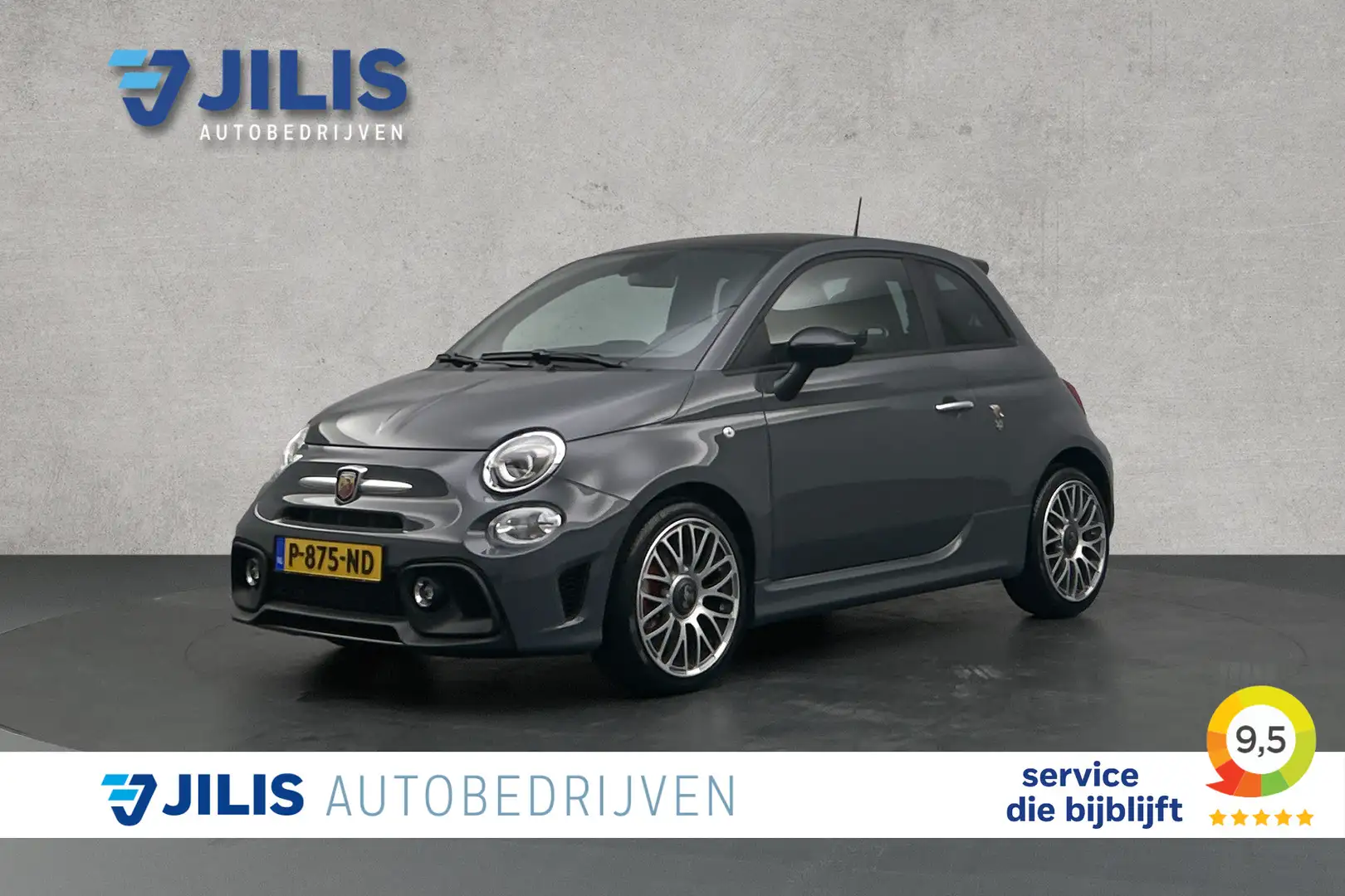 Fiat 500 Abarth 1.4 T-Jet 595 | Origineel Nederlands | Apple carpl Gris - 1