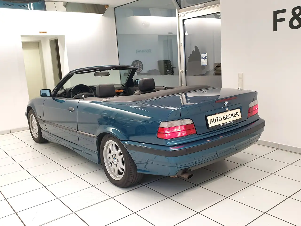BMW 320i Cabrio 1.Hand Scheckheft Teilleder, foto 8
