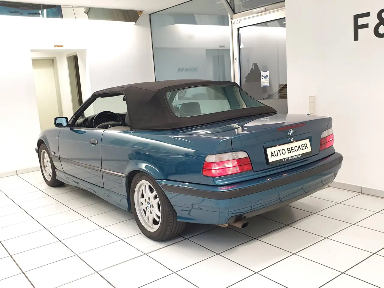 BMW 320i Cabrio 1.Hand Scheckheft Teilleder, foto 7