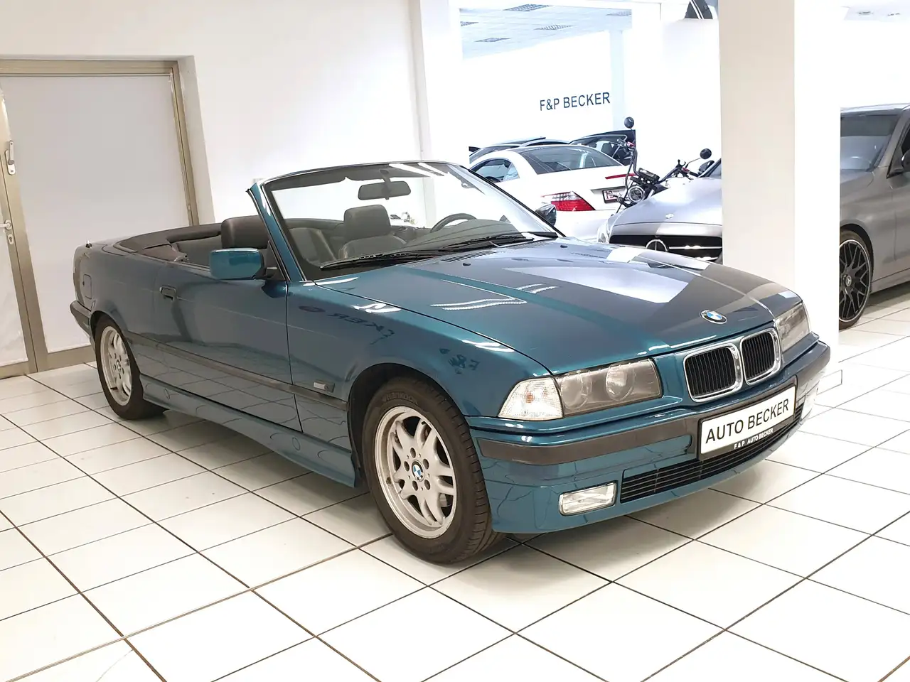 BMW 320i Cabrio 1.Hand Scheckheft Teilleder, foto 3