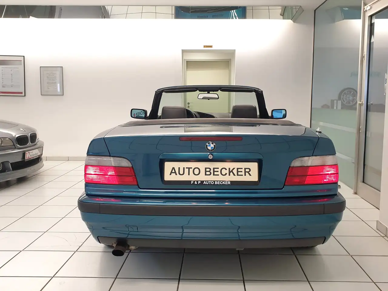 BMW 320i Cabrio 1.Hand Scheckheft Teilleder, foto 5